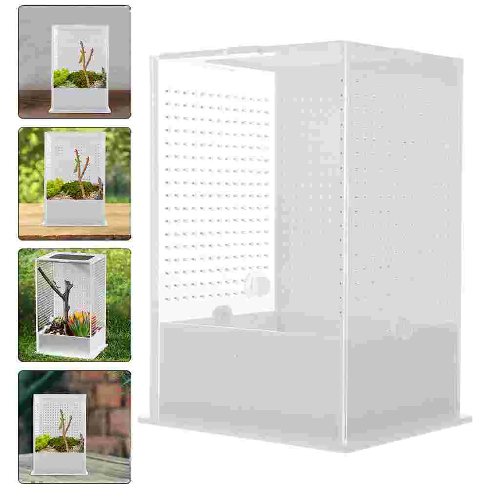 Praying Mantis Breeding Box Reptile Spider Terrarium Snake Cage Transparent Insect Habitat Tank Animal