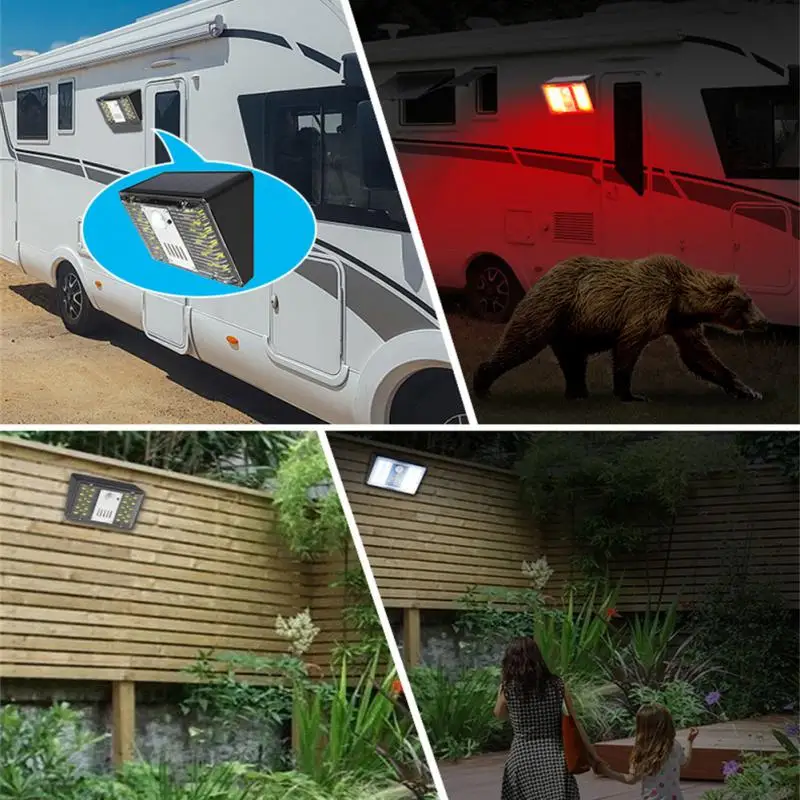 Impermeável Controle Remoto Segurança Alarme Luz, Sensor de Movimento, Sirene, Rv, Home Yard, Hot, 2023