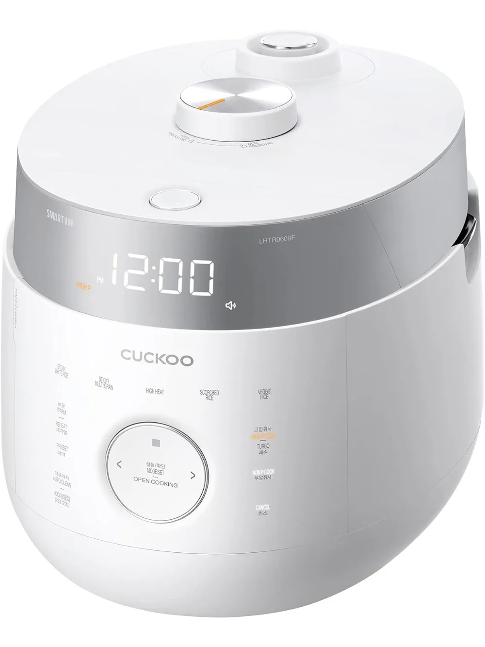 

CUCKOO CRP-LHTR1009FW Induction Heating Dual Pressure Rice Cooker with Non-Stick Inner Cooker, 16 Menu Modes, 3 Audio Guides