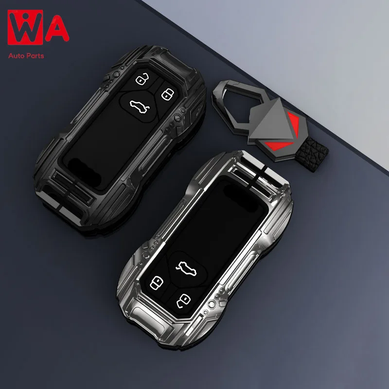 

Zinc Alloy Car Key Case Cover Shell For Audi A6 A5 Q7 S4 S5 S7 A4 B9 A4L 4m 8W Q5 TT TTS RS 8S Coupe Car Styling Accessories