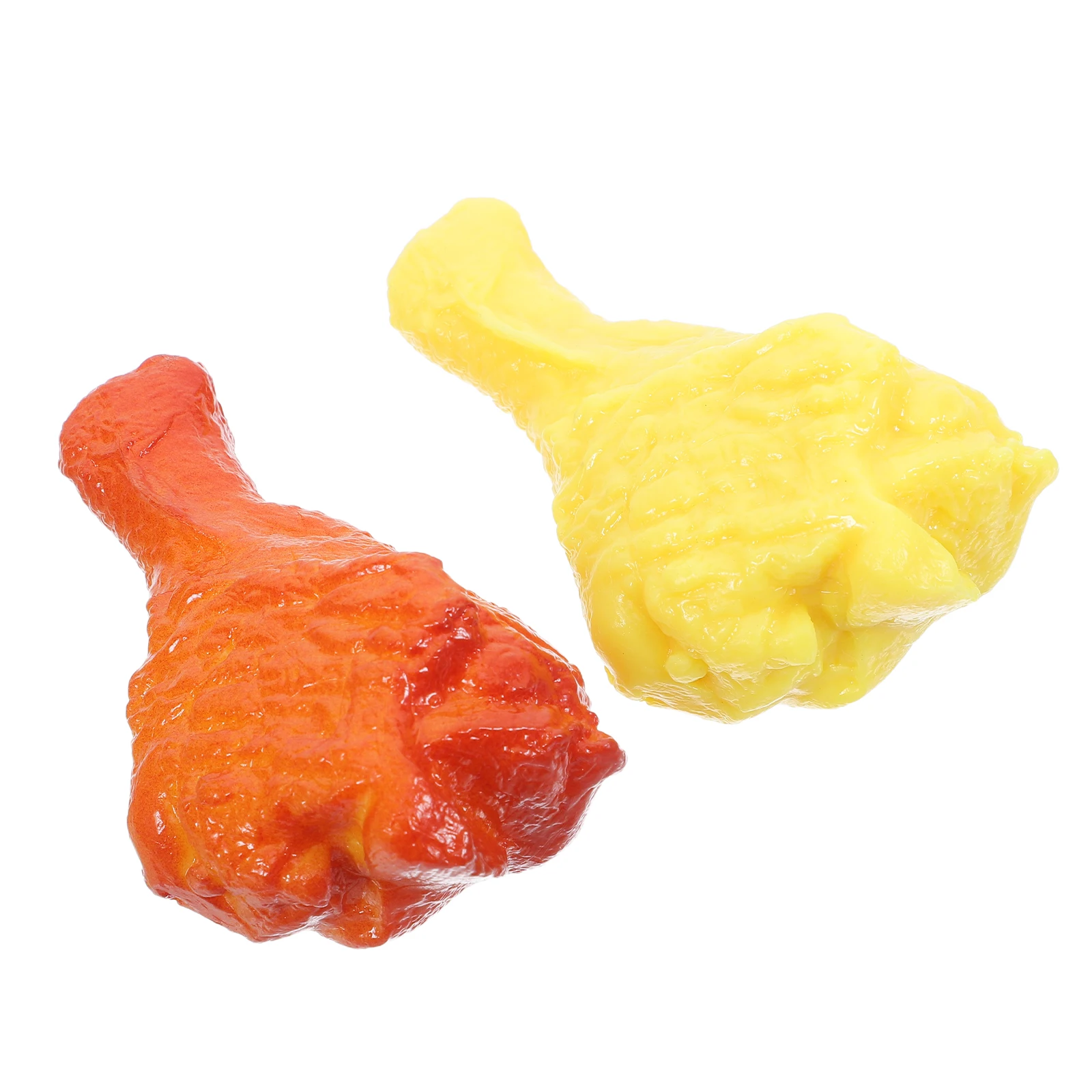 

2 Pcs Simulation Chicken Legs Fake Food Realistic Artificial for Display Drumstick