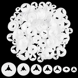 180PCS Safety Eyes Washers 7 Sizes Craft Eyes Backs Flat Round Stuffed Crochet Eyes Gaskets Kawaii Eyes Washers for Teddy Bear