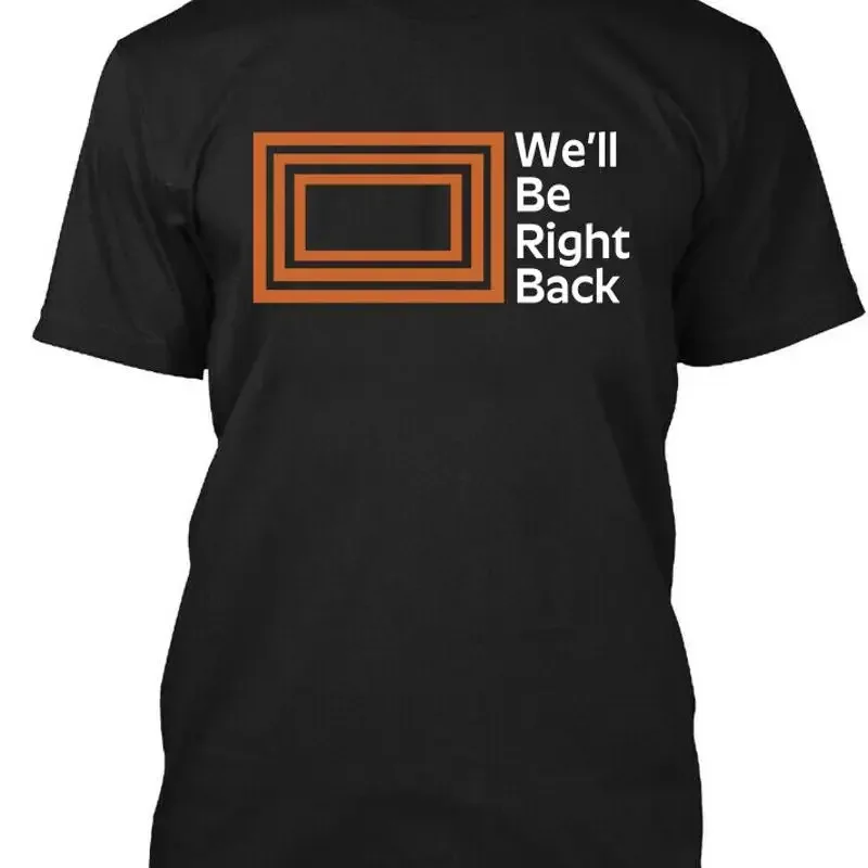 Nwt The Eric Andre Show We'Ll Be Right Back Chat Logo T Shirt Size S 4Xl