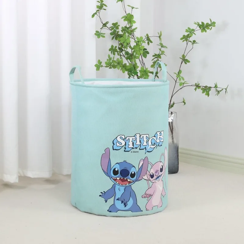 Nouveau Disney mignon dessin animé point maison sale caisse à linge jouets articles divers grande capacité stockage pliable épaissi toile seau
