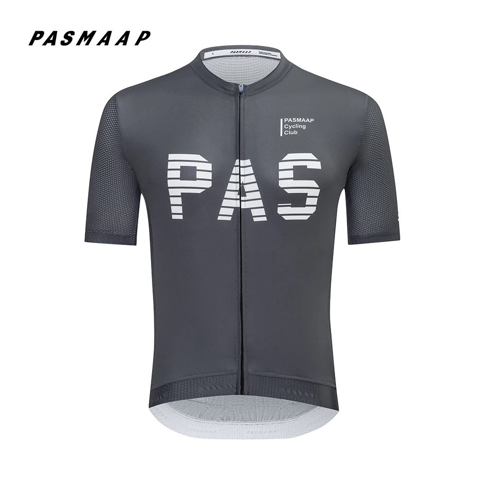 PASMAAP-Cycling Jersey for Men, short Sleeve, Pro Team, MTB, Road Bike Clothing, Breathable Bicycle Shirts, 2025