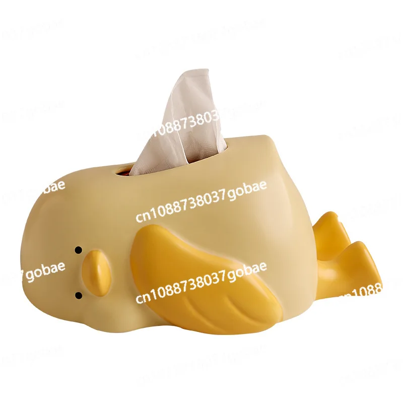 

Woping Duck Ceramic Tissue Box, Paper Drawer Box, Home Physical Accessories, Mobile Phone Stand