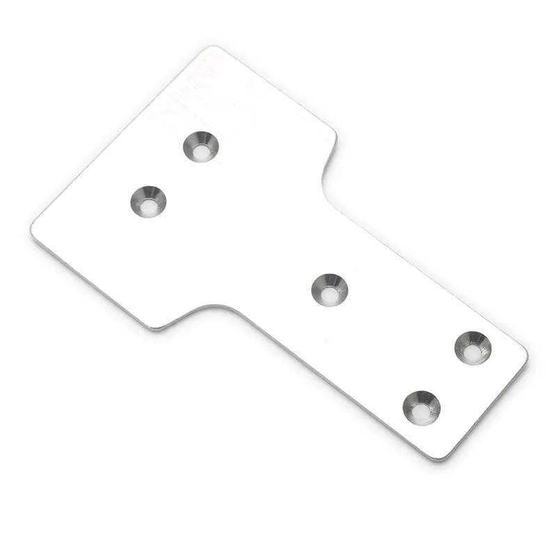 Hoja de aluminio de protección inferior delantera y parachoques delantero para Wltoys 12428 0364 RC, piezas de repuesto para coche, 12428-12427