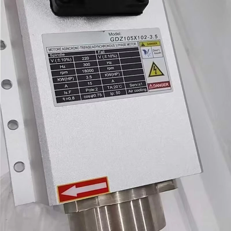 

High Performance CNC Machine Air-cooled 220V 110V ER20 ER25 3.5KW Automatic Engraving Spindle