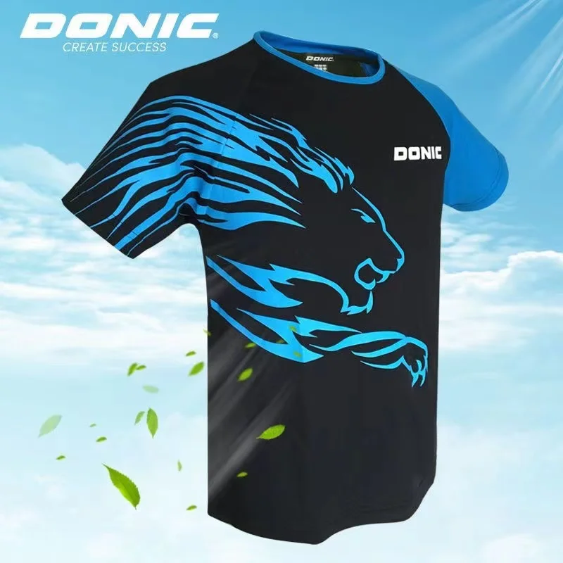 2024 nova camisa esportiva de tênis de mesa camisetas para mulheres verão masculino camiseta de secagem rápida respirável camisetas de manga curta roupas masculinas