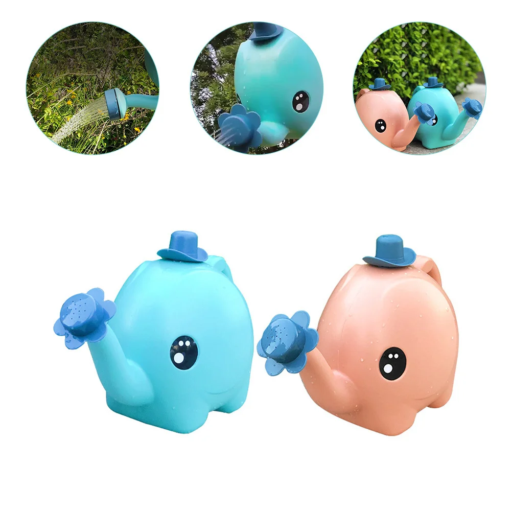 2 قطعة شكل الفيل مسقاة لطيف حلوى حديقة داخلي في الهواء الطلق النباتات زهرة عصاري البلاستيك البستنة غلاية #6