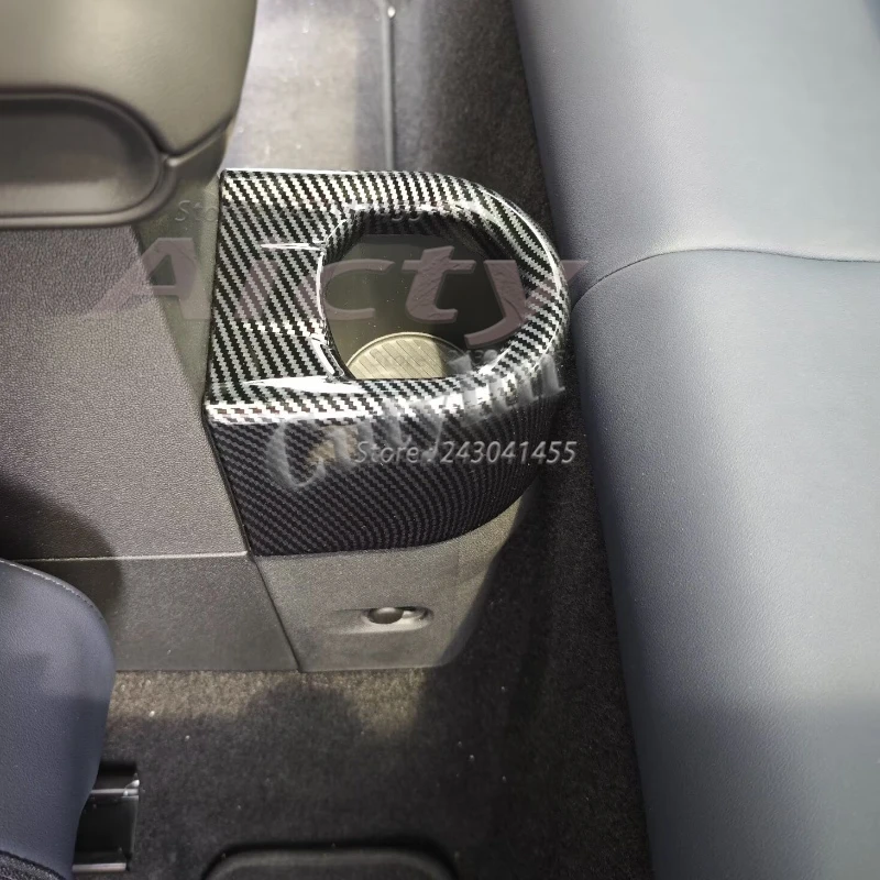 

For Mini Cooper F65 F66 F67 2025 Carbon Fiber Car Accessories Window Lift Switch Button Cover Door Armrest Panel Handle Holder