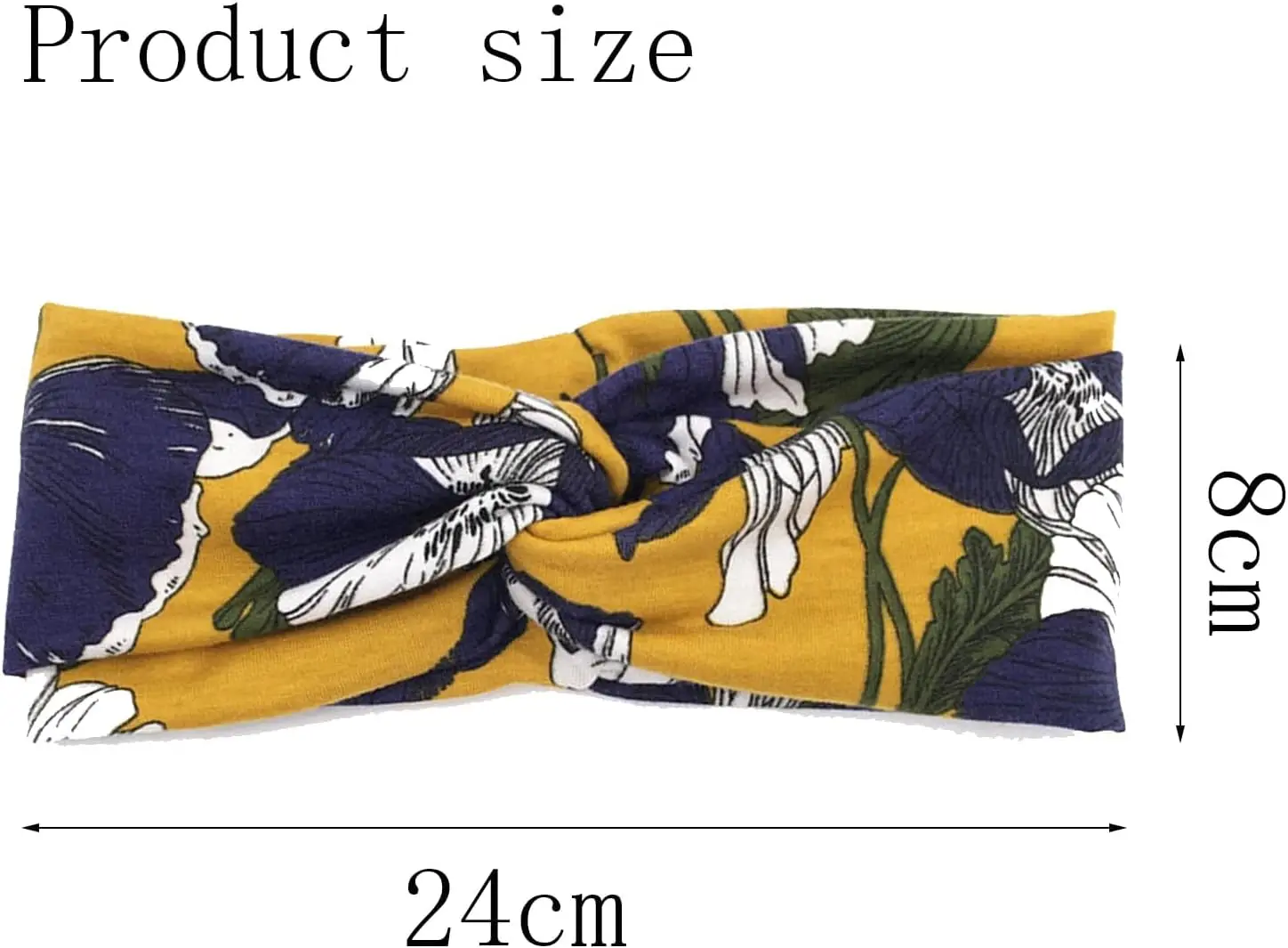 4 Pcs Boho Headbands for Women elastic Soft hairband Turban Cotton Headbands for Women and Girls Everyday Yoga Sport Fitness