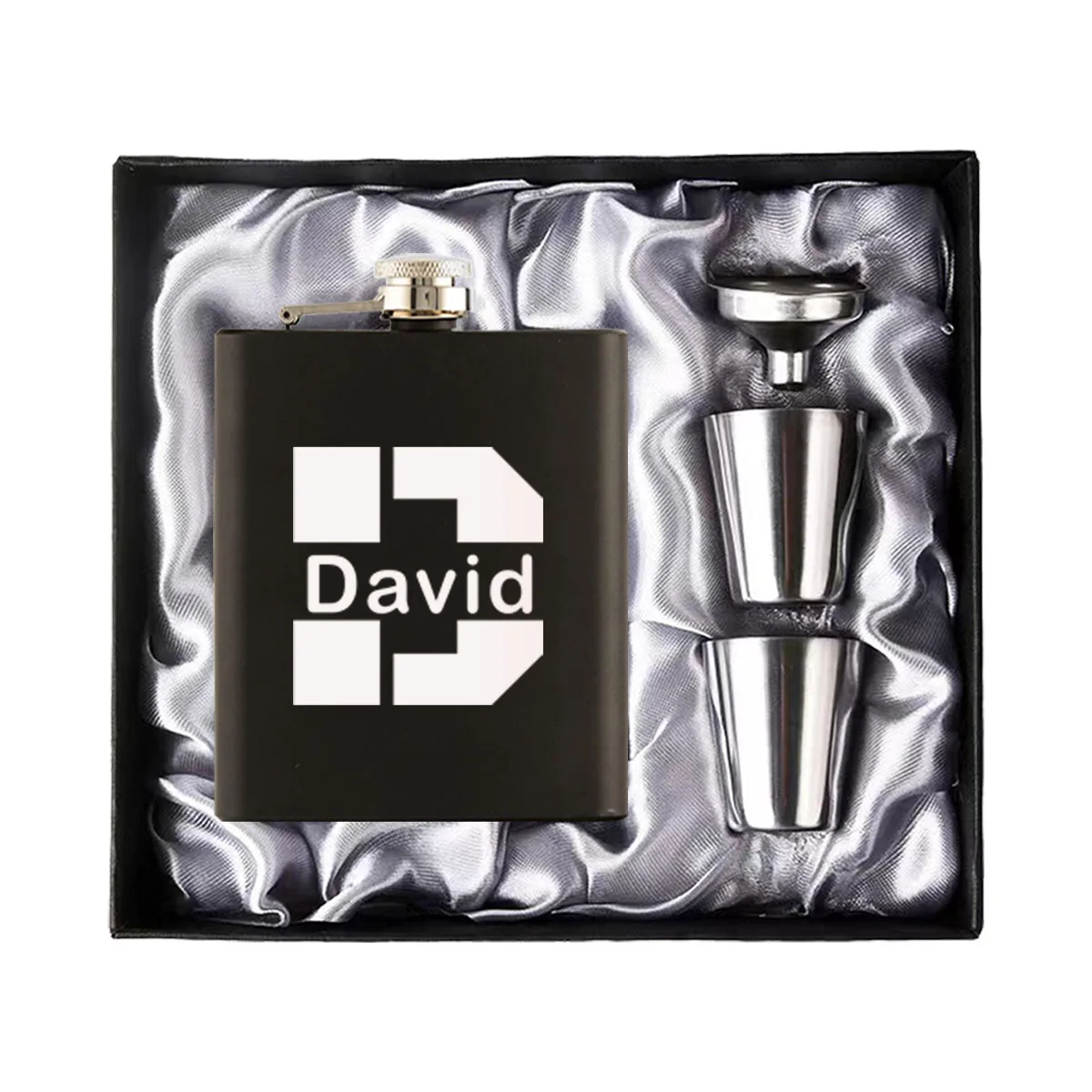 Custom Flask, Personalized Flask, Groomsmen Flask, Flasks for Liquor for Men, Engraved Flask for Men, Whiskey Flask, 8 oz Flasks