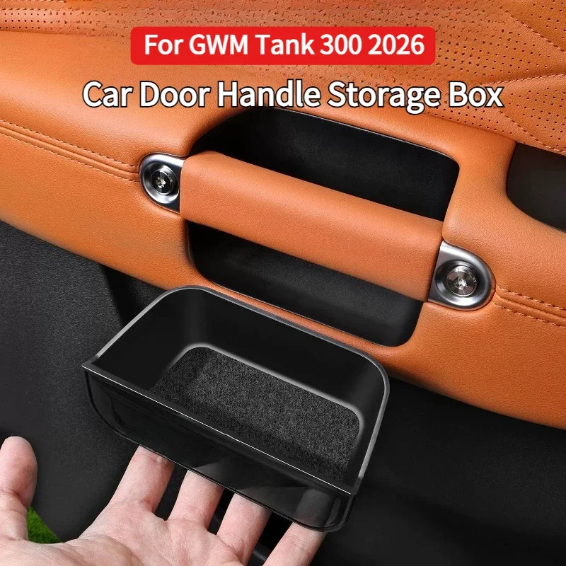 For GWM Tank 300 2026 Car Door Handle Storage Box Expansion Space Storage Organizer Box Car Interior Modification Accessories detail image 1