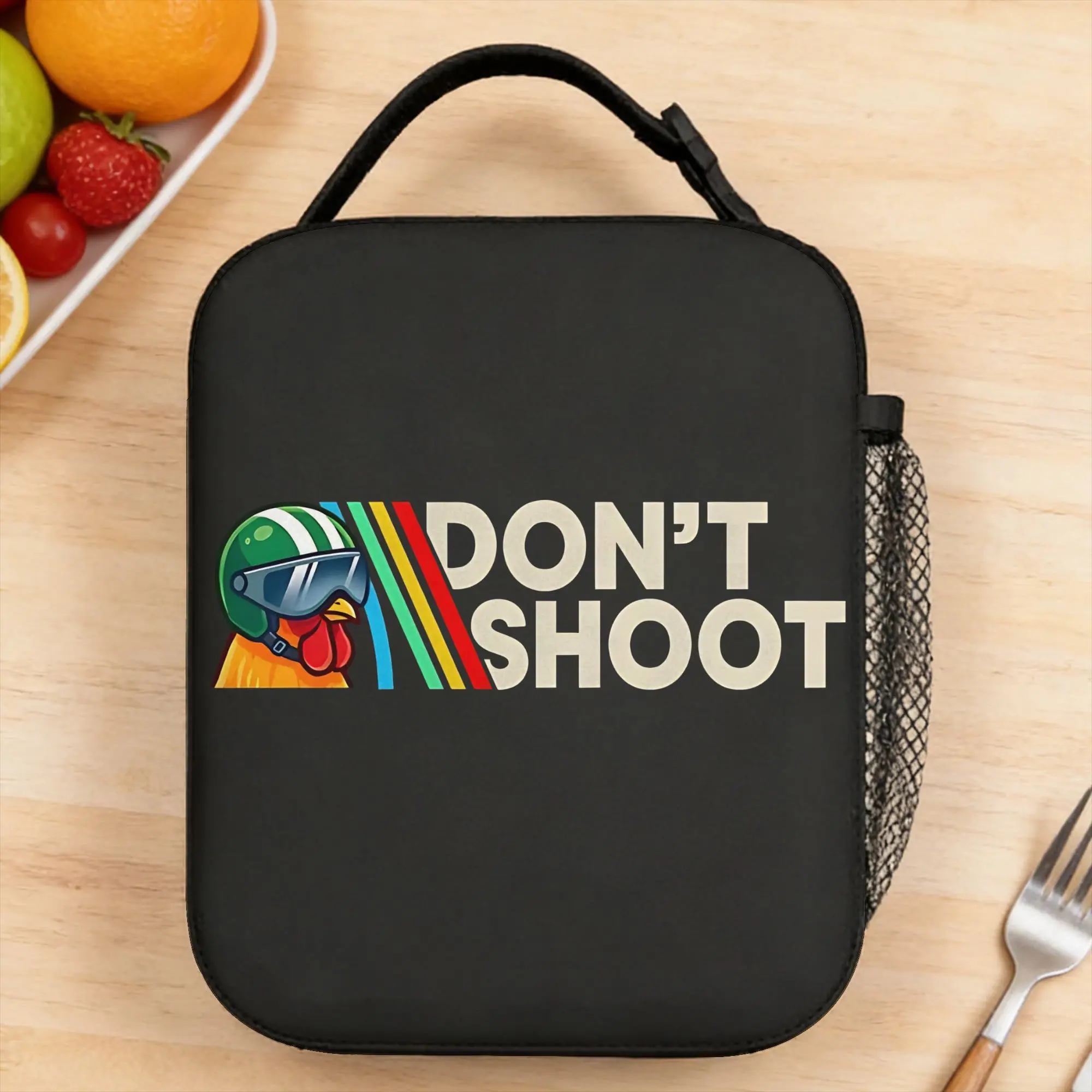DONT SHOOT Gaming Arc Raiders Dude I said friendly Lunch Box For Girl Boy  Outdoor Picnic Cooler Bag Tote Food Bags