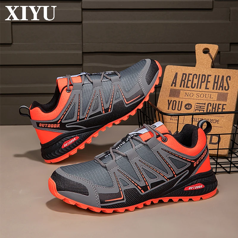 

XIYU Лидер продаж, мужская походная обувь, высококачественная повседневная дышащая походная обувь для беговых лыж, уличная велосипедная охотничья тактическая обувь