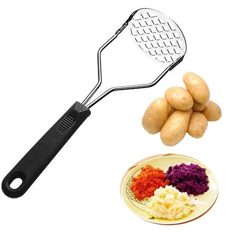 Schiacciapatate pressato Ricer Puree Juice Maker patate Mud Pusher Smooth Musher Crusher Fruit Machine Kitchen Gadgets Tools