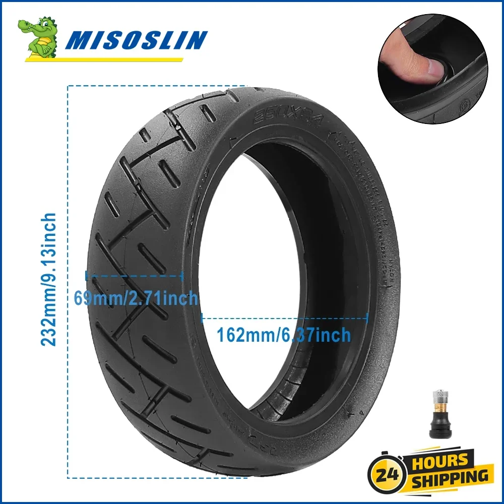 10 Inch 250*64 Tyre with Gule Self Healing City Road Tires For Xiaomi 4 Ultra Electric Scooter 250x64 Vacuum Self-repairing Tyre