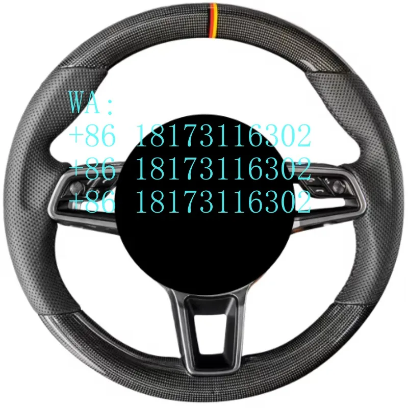 Factory Discounts Forged Carbon Fiber LED Steering Wheel Custom Car Accessories 991 992 958 Cayenne Macan Panamera 970 971 Model