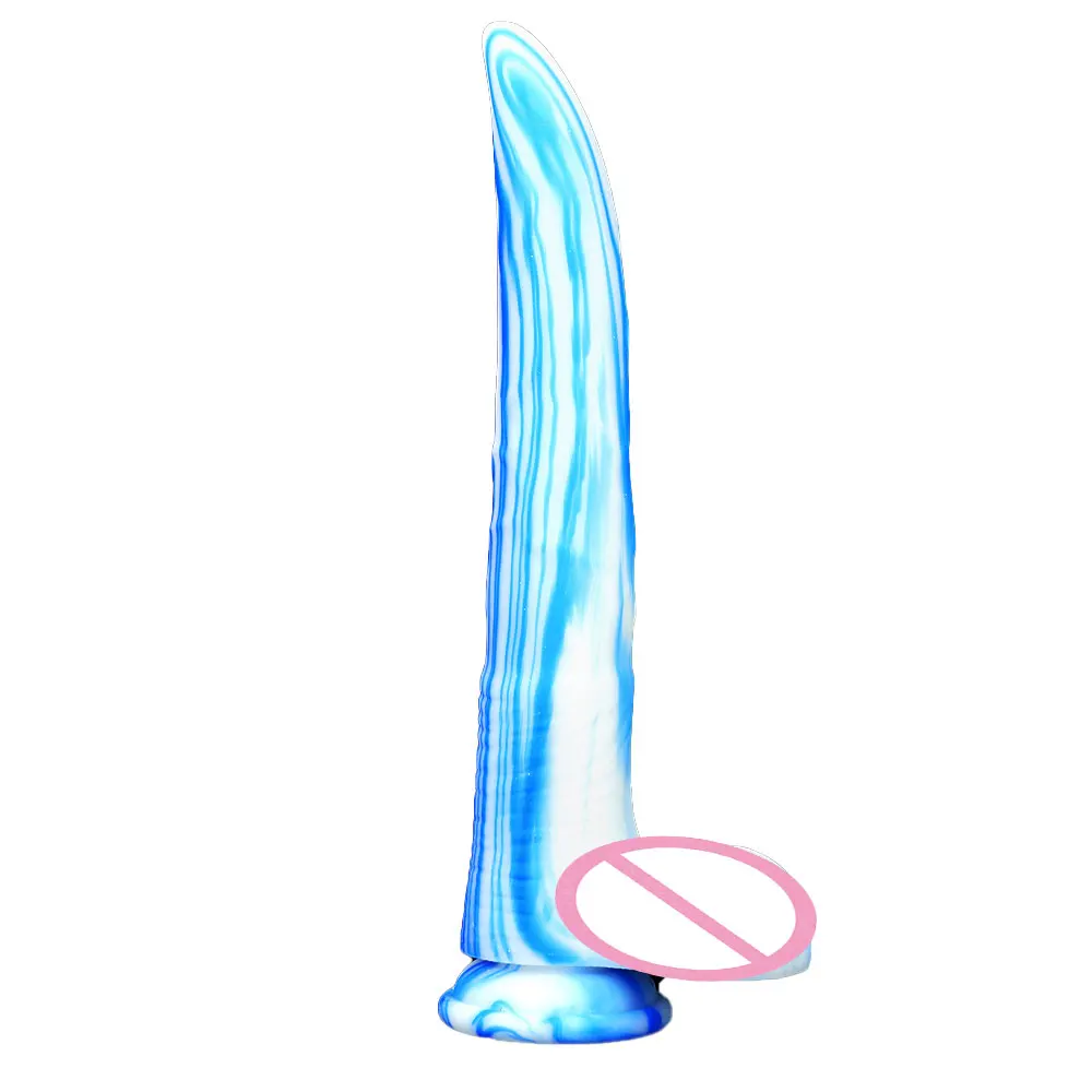 10.6 Inch Mix Color Realistic Soft Silicone Dildo Anal with Suction Cup For Women Masturbation Penis Adult Phallus Dick Sex Toys