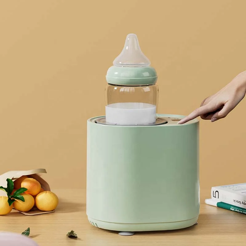 Hands Free Automatic Baby Milk Bottle Shaker Mixer & Water-Free Baby Bottle Warmer