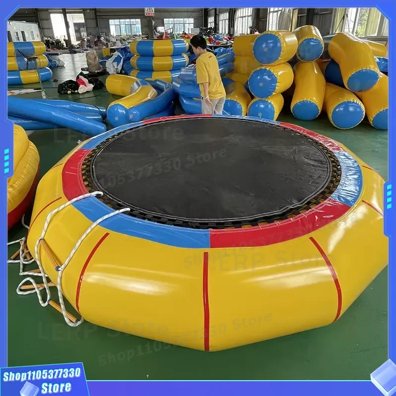 Customizable PVC Inflatable Trampoline for Indoor Outdoor Water Sports Heavy Duty 100-500kg Load Bearing Household Jumping