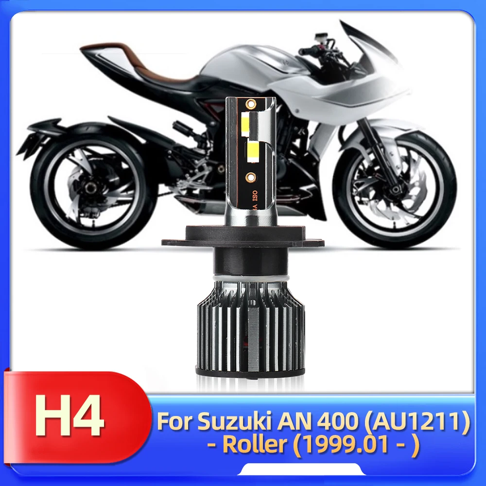 H4 LED Motorcycle Bulb 12V For Suzuki AN 400 (AU1211)-Roller 1999 2000 2001 2002 2003 2004 2005 2006 2007 2008 2009 2010 to 2020