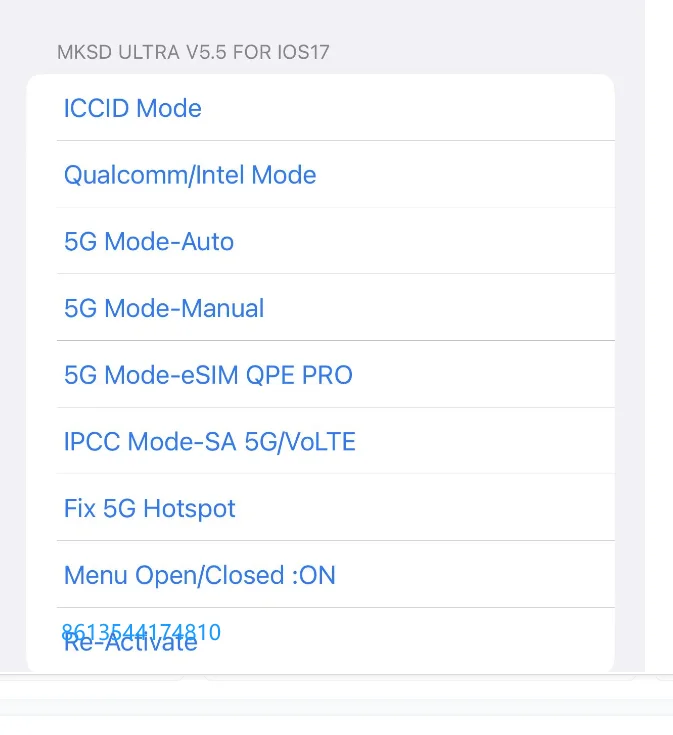 New mksd ultra V5.5 with 5G mode-Esim for iphone6 to 15promax