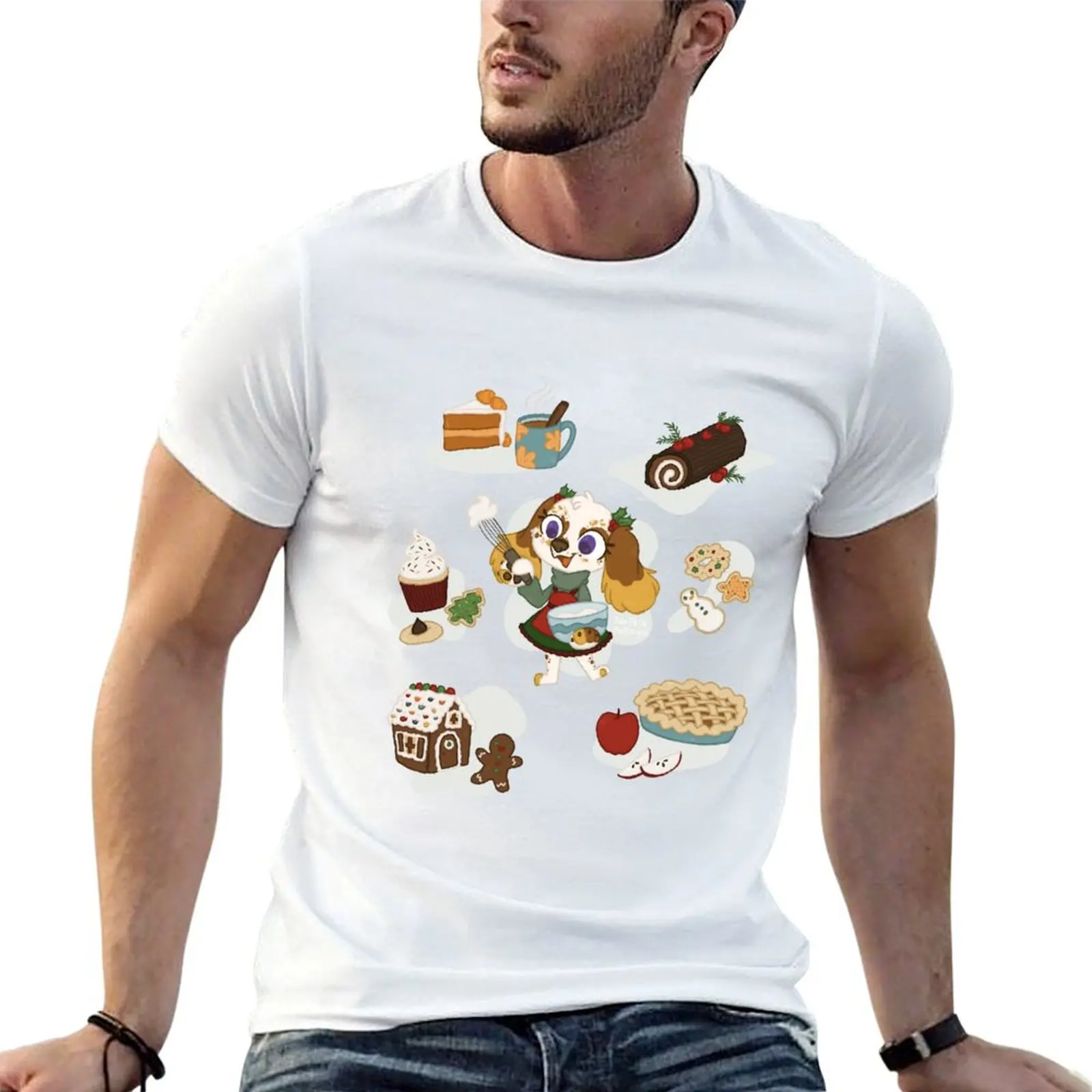 man t man Treats tshirt Holiday Buttercup T-Shirt shirt plain