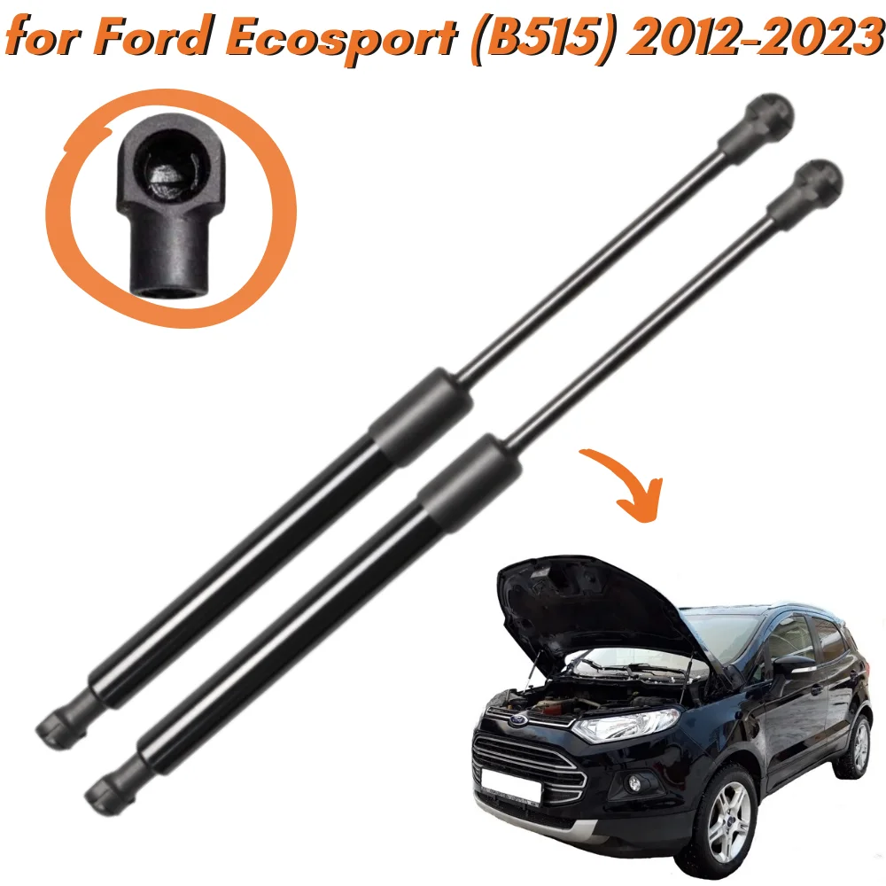 

Qty(2) Hood Struts for Ford Ecosport (B515) 2012-2021 Front Bonnet Gas Springs Shock Absorber Lift Supports Strut Bars Dampers