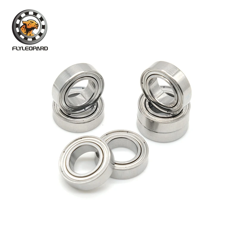 

R168ZZ Bearing 10PC 6.35x9.525x3.175mm Double Shielded Motor Miniature R168 Z ZZ Ball Bearings R168Z