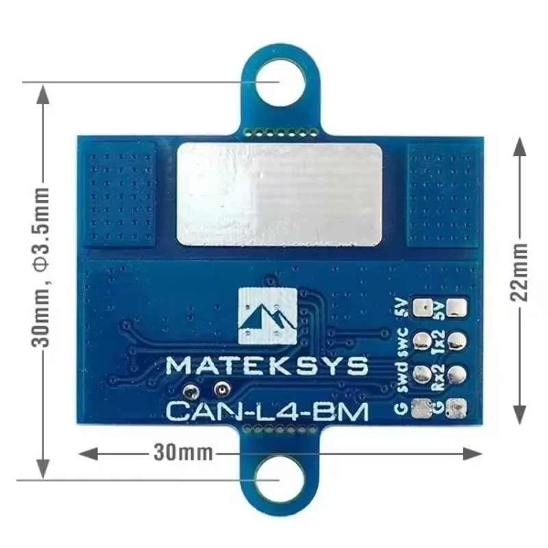 RoRuSMATEK CAN-L4-BM Digital Power Monitor AP_Periph CAN TI INA239 DroneCAN 30*22mm ArudPilot For Flight Controller RC Airplane