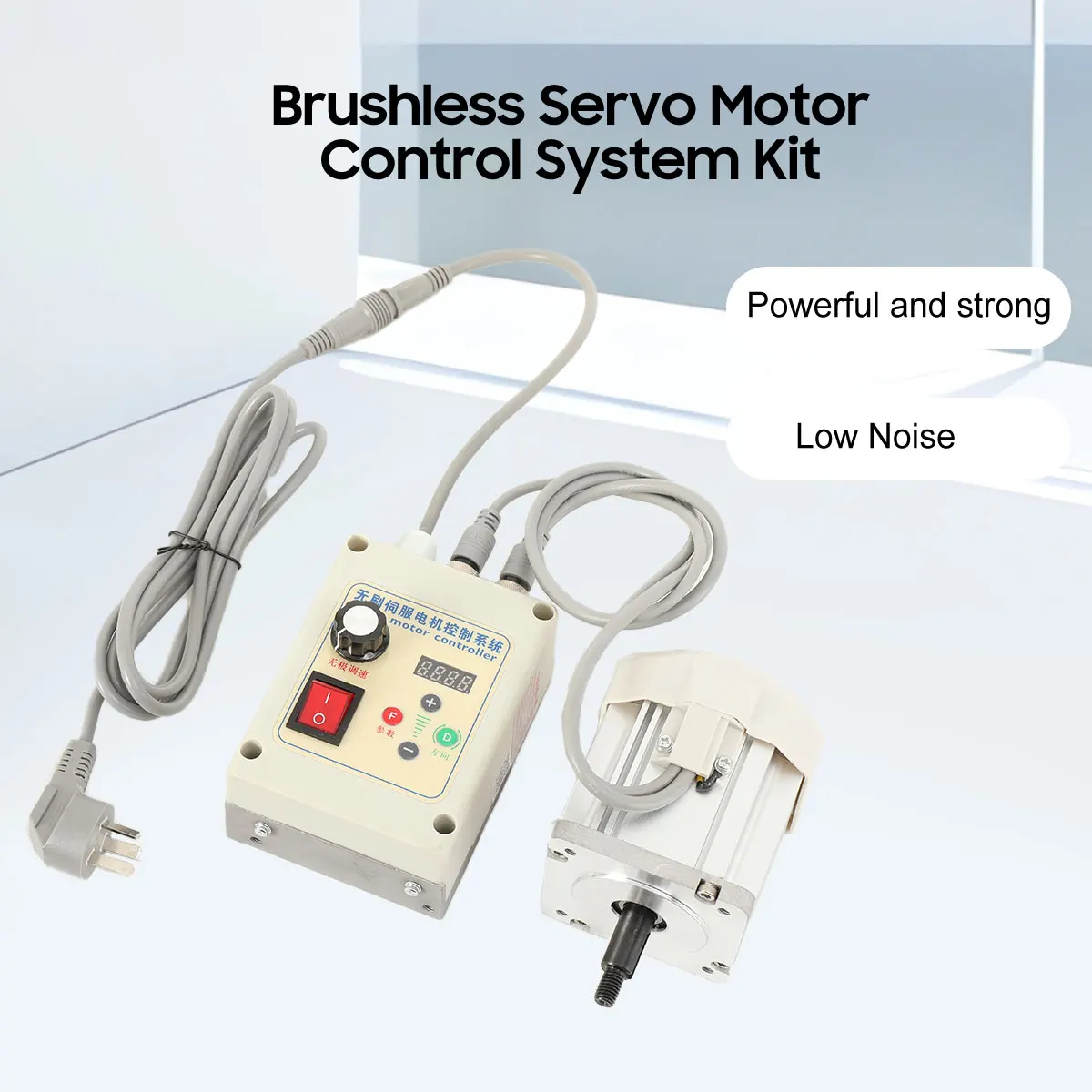 1200W Magnet-Bürstenloser Motor Permanentmagnet-Treiber Controller Drehzahlregler Bandschleifer Hochleistungs-Steuerungssystem-Kit – Detail 3