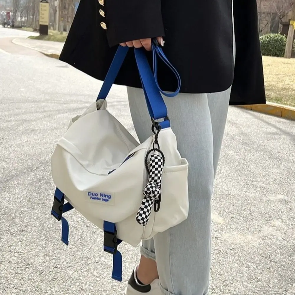 

Casual Student School Bags Korean Style Large Capacity Women Shoulder Bag Japanese Design Unisex Girls Messenger Bag For Teenage