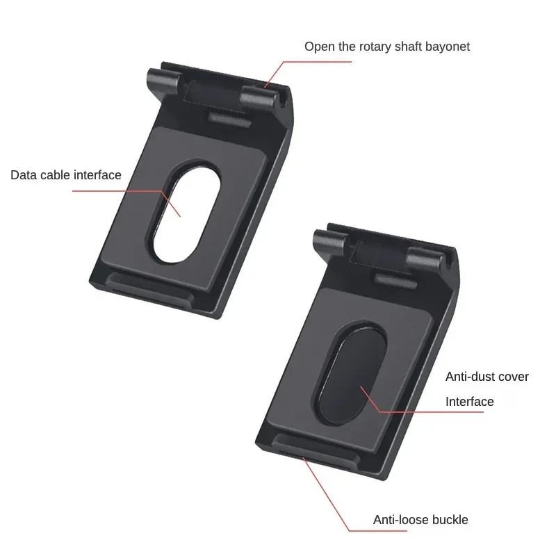 Battery Cover Removable Charging Port Adapter Door for GoPro Hero 11 Black Mini 11 10 9 8 Side Cover Case Camera Protector Mount
