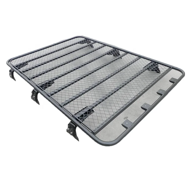 New OEM Custom Offroad Car Accessories Cargo Luggage Basket Roof Rack with Rain Gutter Bracket