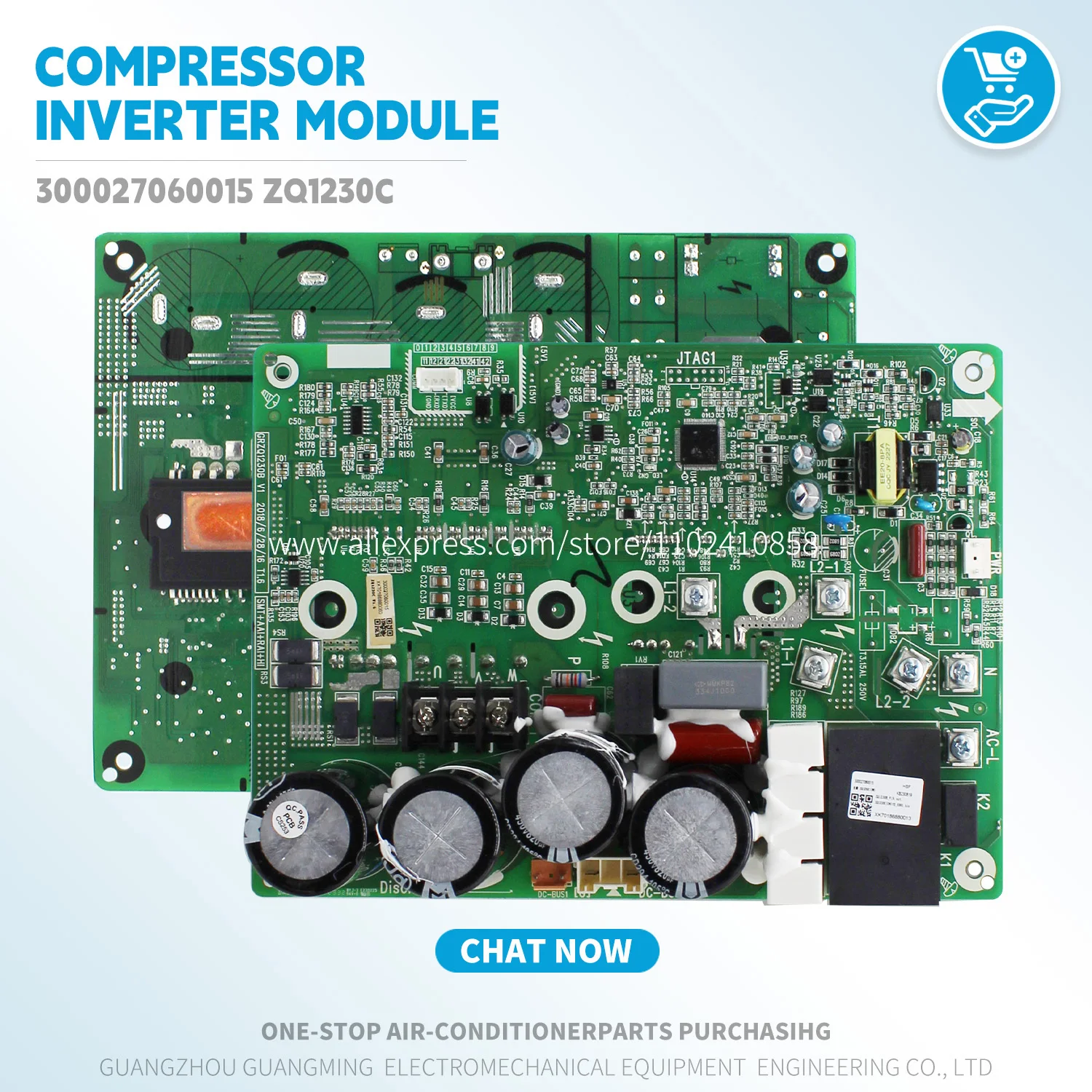 

New Compressor Inverter Drive Module 300027060015 ZQ1230C for Gree Central air Conditioning Multi-line GRZQ1230B GMV-H140WL/A
