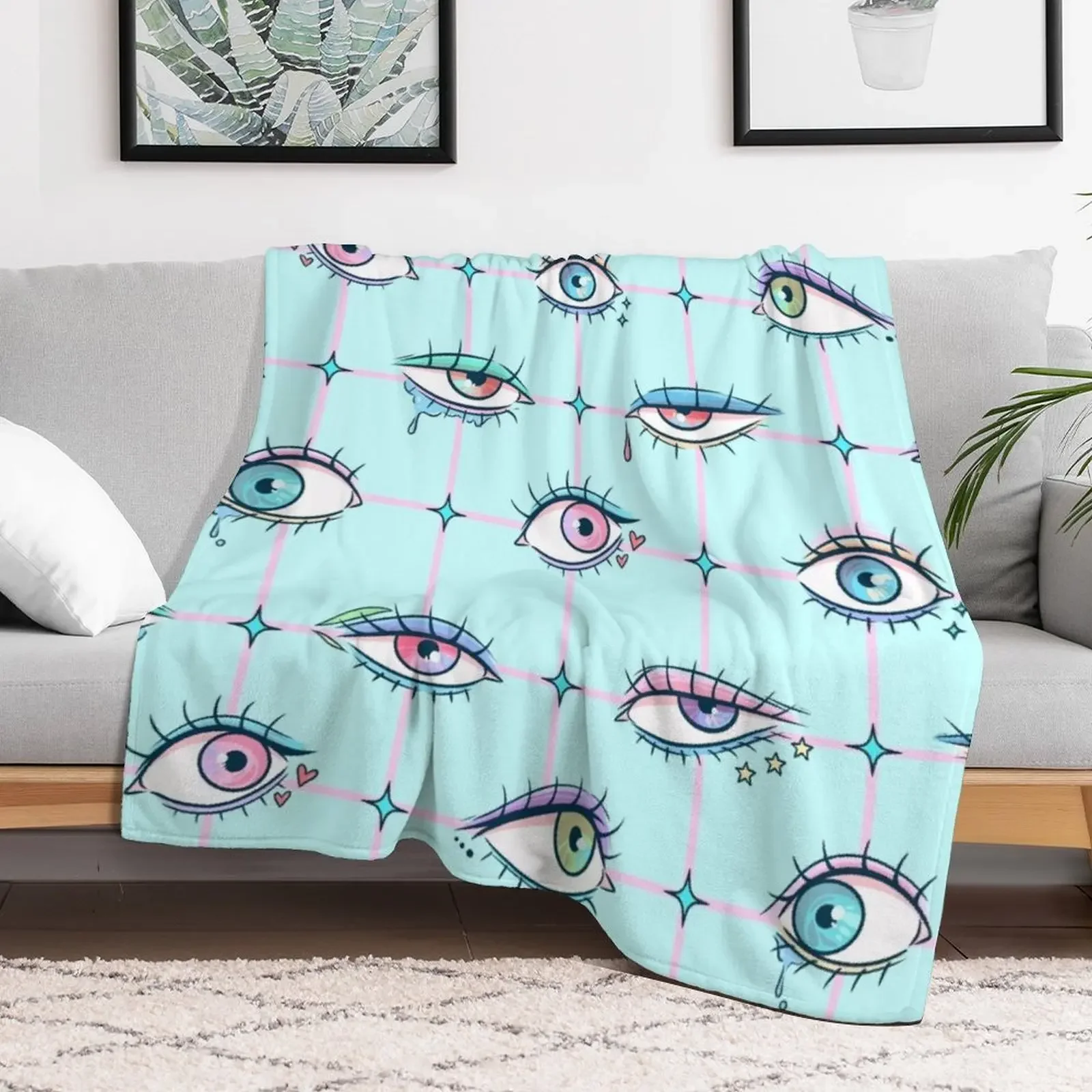 I look at you Throw Blanket Warm Comfortable Blanket Gift for Parents Friends
