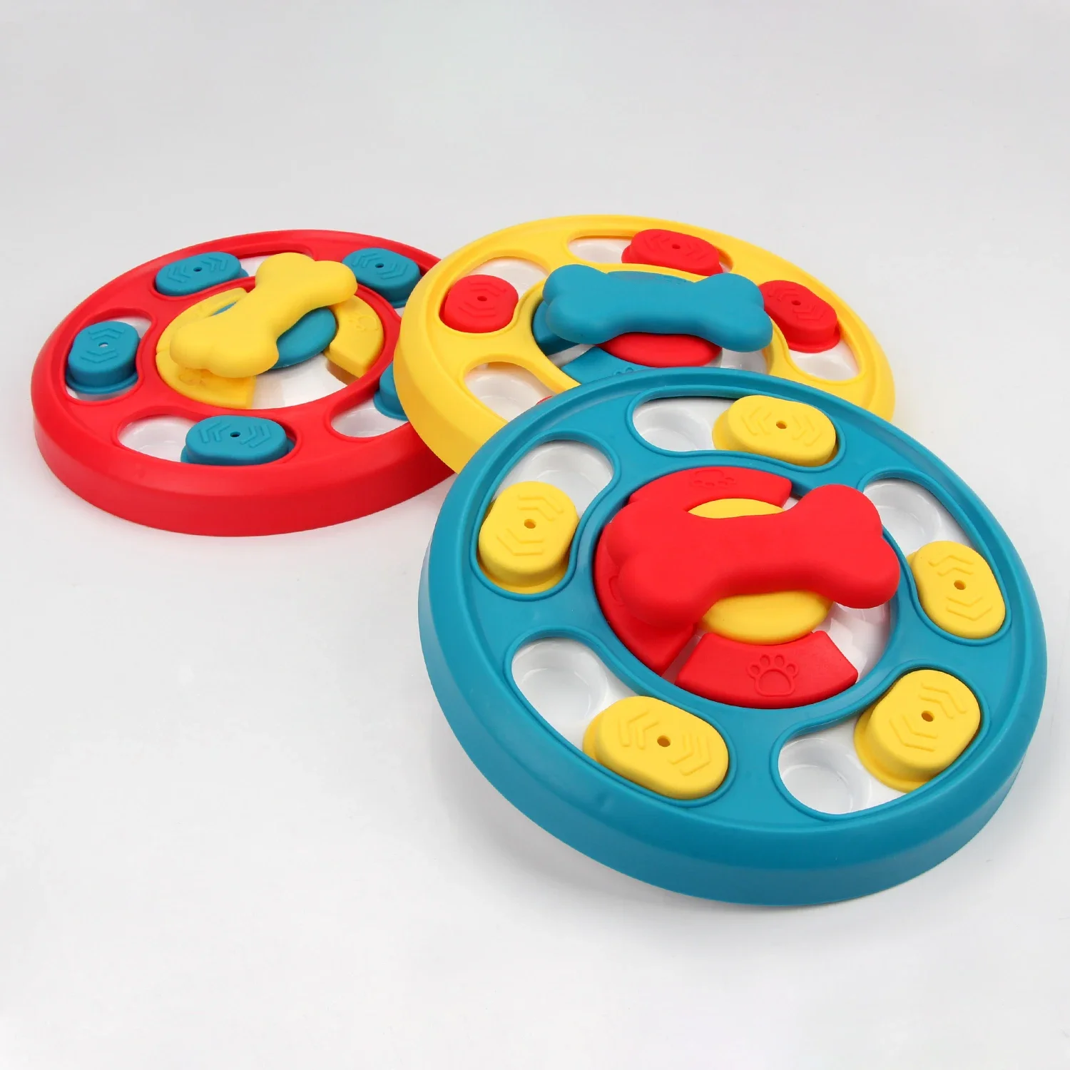 Hund Puzzle Spielzeug Langsam Feeder Interaktive Erhöhen Welpen IQ Lebensmittel Spender Anti-Ersticken Geschirr Hund Lecken Platte Pet Liefert – Detail 10