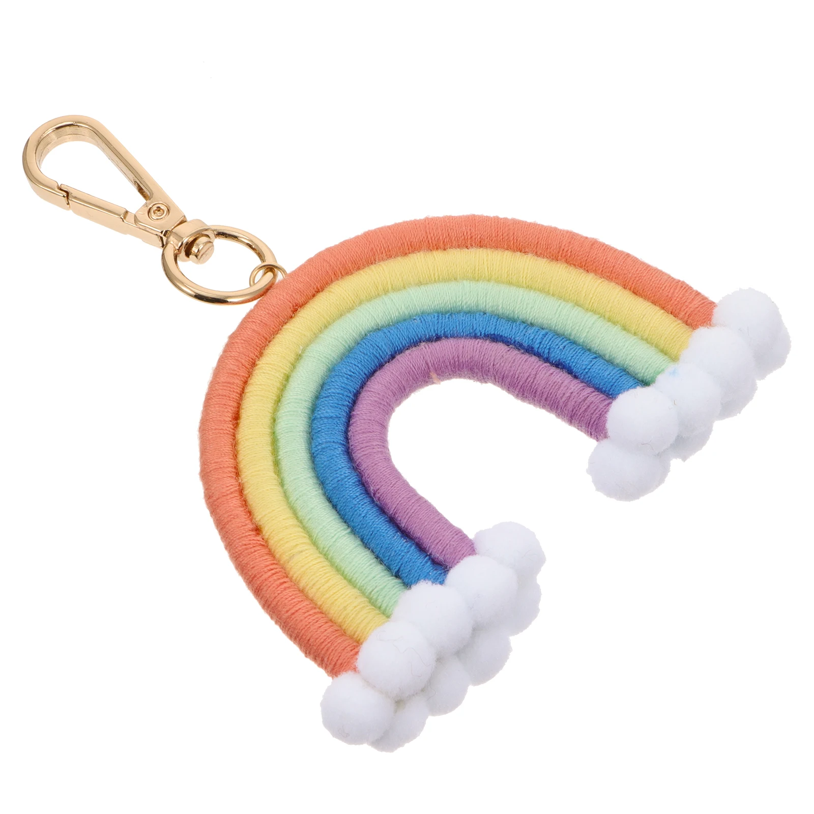 

Keychain Ornaments Hanging Hand-woven Pendant Hand-knitting Backpack Adornment Unique