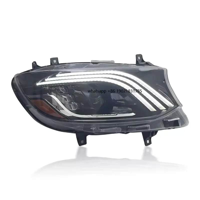 Automotive Light LED Automotive Headlight Assembly Upgraded for Sprinter 2018-2023 W907,  Dynamic Meteor Shower Design Ac