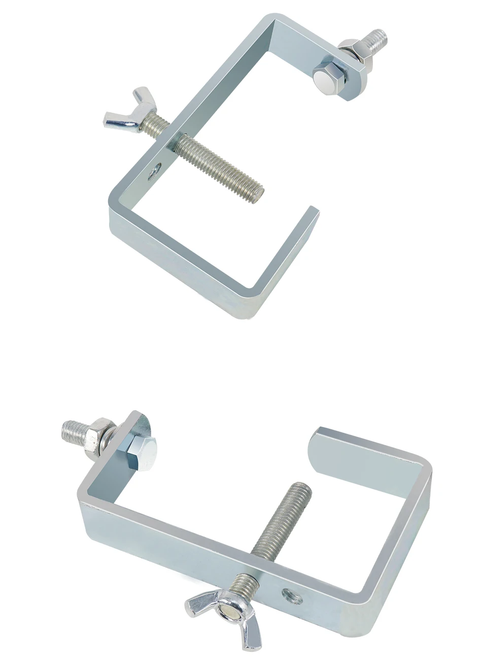 10 Stück Aluminium-Bühnenlichthaken, Truss-Klemmen, sichere Last, 35 kg, Rohrdurchmesser 30–65 mm, professionelle DJ-Disco-Bühnenausrüstung – Detail 7