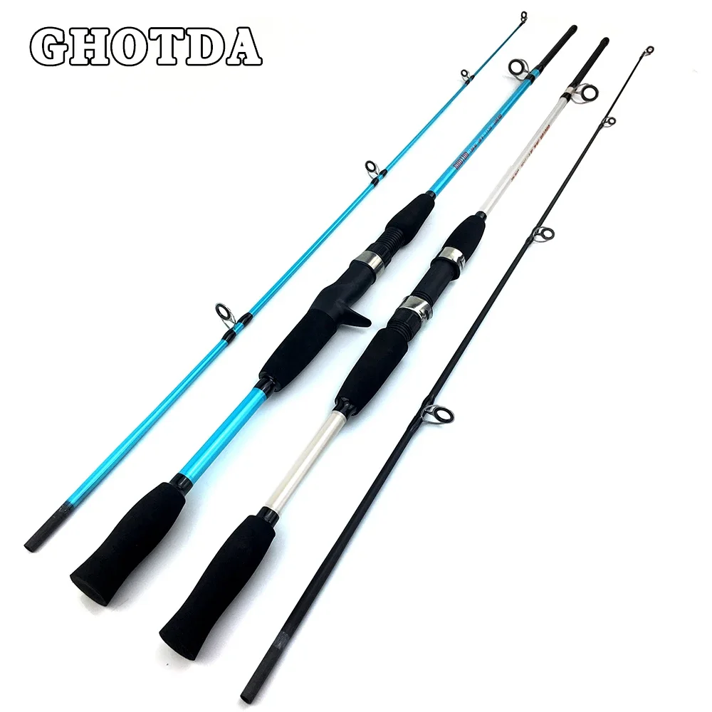 GHOTDA Caña Spinning Ultraligera Lanzamientos Precisos