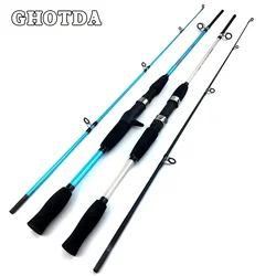 GHOTDA 1.5M 1.8M M moc wędka Casting Spinning Wt 3g-21g Ultra lekka łódź przynęta wędka