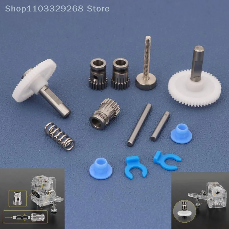 

3D Printer Gear Kit Dual Drive Gear Hardened Steel Kit BMG Extruder Drivegear For Prusa I3 3D Printer Bowden Extruder Parts