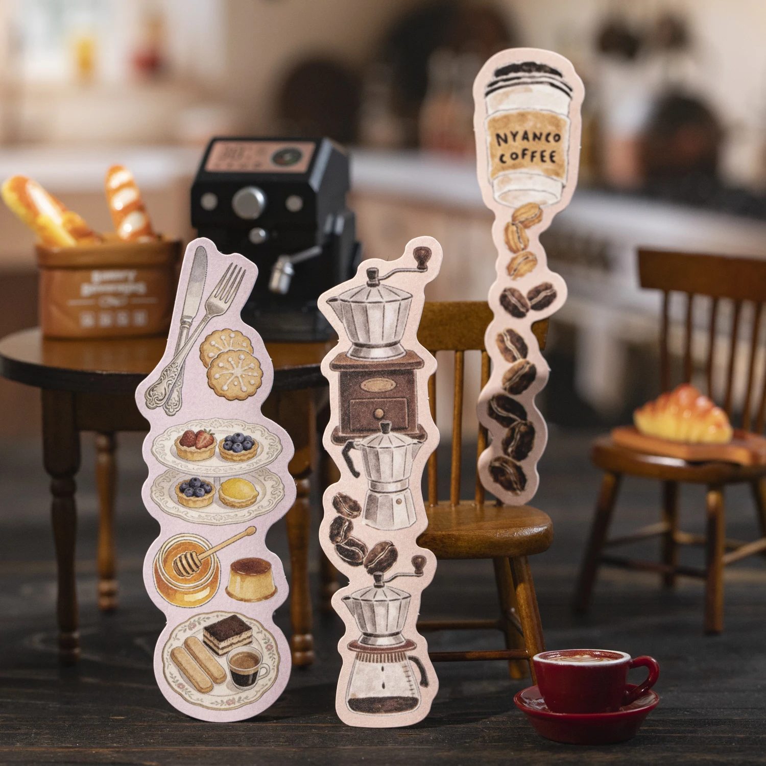 Pegatinas de la Serie 3pm Mome - Coffee Tea Journal reseña y precio
