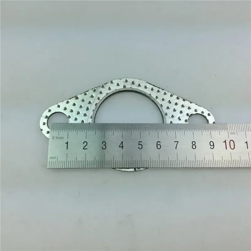 Exhaust Pipe Interface Gasket, Square Four Hole Flange Automotive Muffler Exhaust Pipe,High-temperature Resistant Sealing Gasket