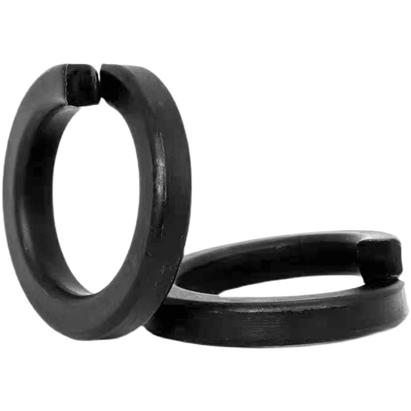 50/100 قطعة الكربون الصلب الربيع قفل غسالات M2-M10 سبليت قفل مطاطا طوقا قفل خواتم O-حلقة طوقا غسالة التثبيت الآمن #3
