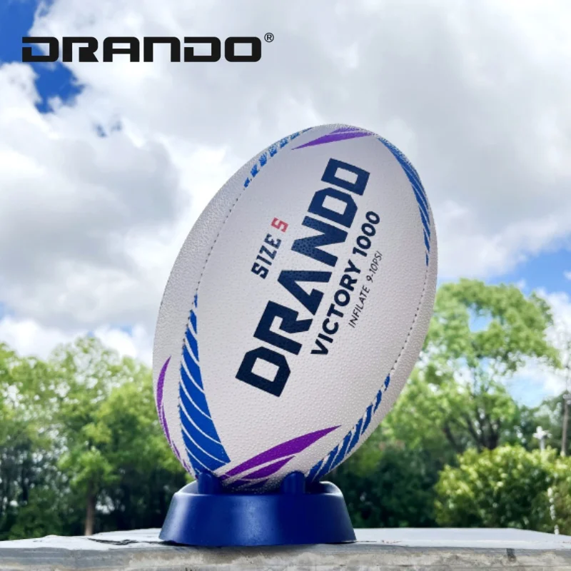 

Мяч для регби, размер 4, размер 5, 3D-захват и долговечность, 3-слойная ламинированная конструкция для тренировок по регби