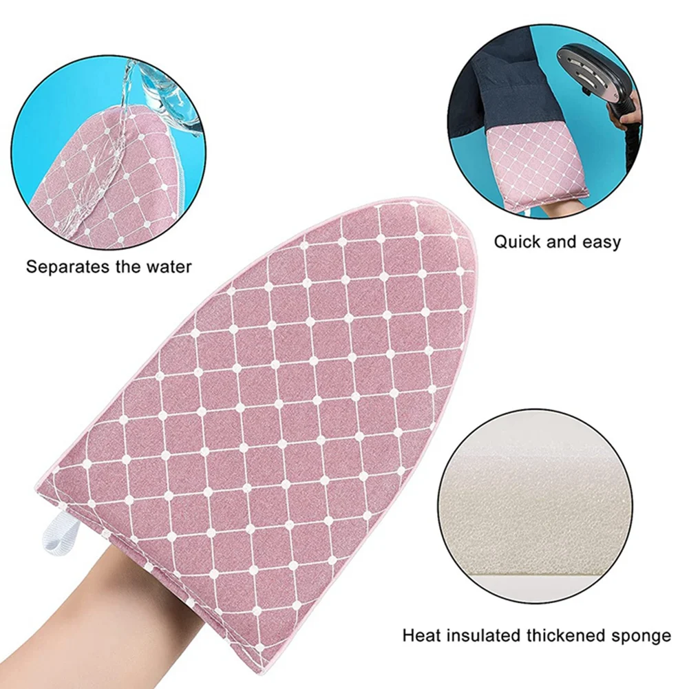 M09K 5 piezas ropa guantes de plancha de vapor ropa resistente al calor guantes de vapor ropa piezas de vapor rosa
